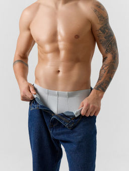 Цена за 2 штуки! Трусы боксеры мужские серые - Mark formelle фото 6