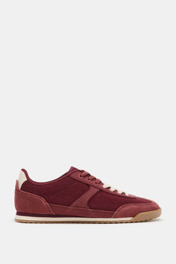 ZAPATILLA DEPORTIVA COMBINADA / Rojo Burgundy - Zara фото 2