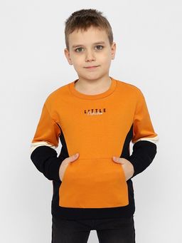 CRB wear/CWKB 63236-29-328 Джемпер для мальчика,оранжевый/Ex.Cherubino