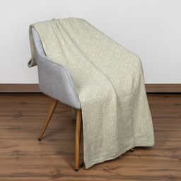 24С15-ШР/у/л.с.уп. 200*220 Плед "Акварель-1" цв. 6 рис. 122 зеленый