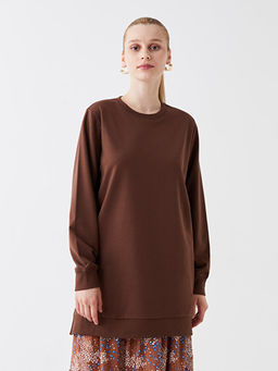 Bisiklet Yaka Kad?n Sweatshirt Tunik