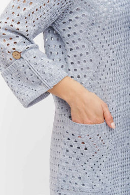 ЗЛАТА Кардиган 1-660/св.серый