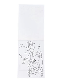 Раскраска с наклейками "Три богатыря и Морской царь", 20 х 14 см, 32 стр