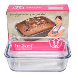 Форма стекл.жаропр.прямоугольная 1,52л "BRART"