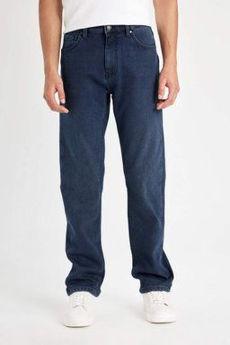 Джинсовые брюки Sergio Regular Fit Normal Mold с нормальной талией и зауженными штанинами
