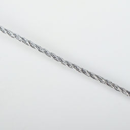 Цена за 2 шт. Нить для плетения, d=2 мм, 15±1 м, цвет серебряный