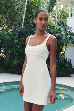 FLARED MINI DRESS - Zara фото 3