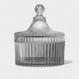 Сахарница Доляна «Царская», 250 мл, 10.5×13 см, стекло, серая