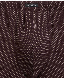 ATLANTIC 3MH-218 Трусы шорты Small Print - набор 3 шт. изумрудный + темно-серый меланж + баклажан  фото 6