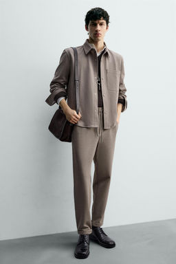PANTAL?N CINTURA JOGGER EASY CARE / Tostado vigor? - Zara фото 5