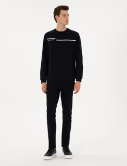 Lacivert Regular Fit Sweatshirt - Pierre cardin фото 4
