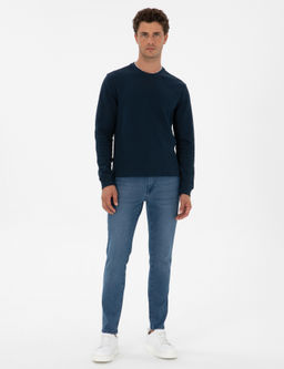 Lacivert Regular Fit Sweatshirt - Pierre cardin фото 4