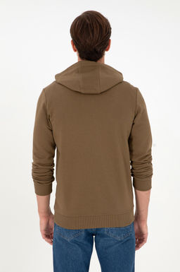 Мужской свитшот цвета хаки - U.s. polo assn фото 5