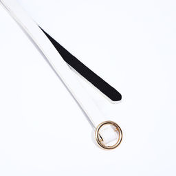 Ремень женский, ширина 1 см, пряжка металл, цвет белый - Simaland фото 2