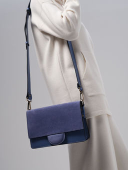 Сумка через плечо Deboro 30574 сиреневый закат