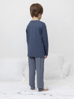 К 1606/грозовая туча,маленькая клеточка пижама дет