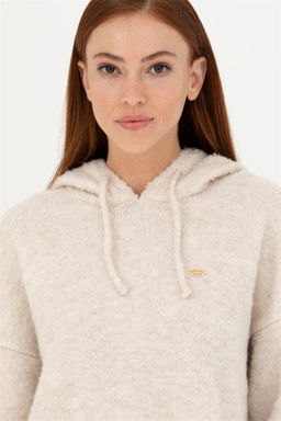 Женский кремовый свитер - U.s. polo assn фото 2