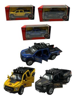 Металл. модель 17см "Ford Dunlop F-120 (1:32) с эмбл." откр-ся 4 двери, капот и багажник (HN3210) сигнализация, свет, звук, инерция; 3цв., в коробке