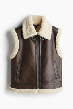 Chaleco con forro de borreguito - H&m фото 4