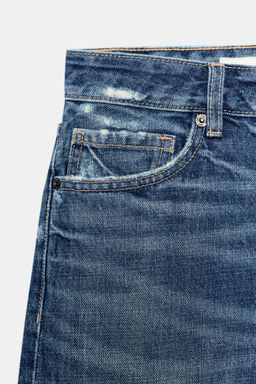 TRF MID-RISE DENIM BERMUDA SHORTS - Zara фото 7