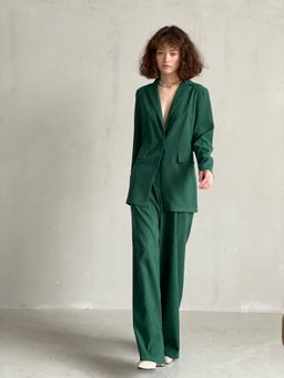 9318 Костюм брючный изумрудный - Martichelli фото 3