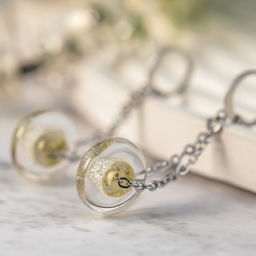 Серьги из муранского стекла LEMON GOLD LS3540 - Vloes фото 3