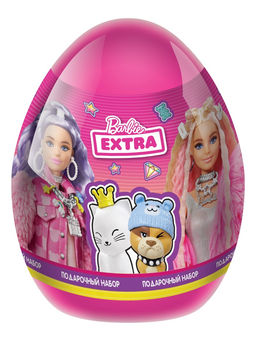 Набор для творчества «Конфитрейд» BARBIE в пластиковом яйце XXL 1/8