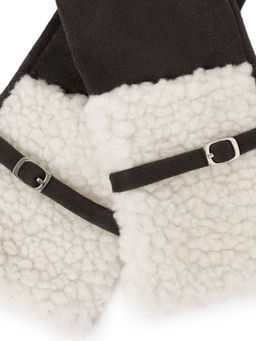 Перчатки жен флис LB-CP-144 grey