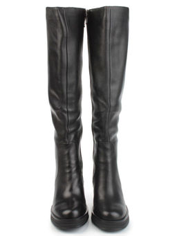 02-B6236-6051Z-9BM-1 BLACK Сапоги зимние женские (натуральная кожа, натуральный мех) - Фабричный китай фото 8