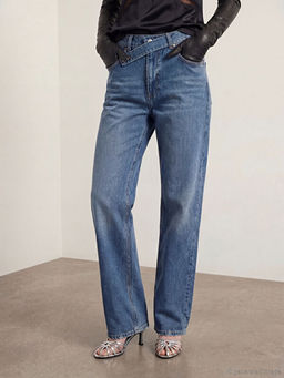 Wideleg Kad?n Jean Pantolon