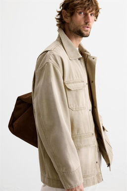 FADED CANVAS JACKET - LIMITED EDITION - Zara фото 6