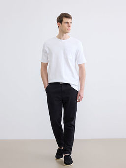 Bisiklet Yaka Penye Erkek Ti??rt