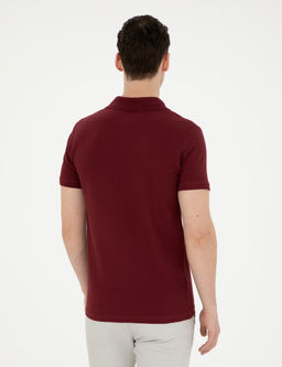 Bordo Slim Fit Basic Ti__rt