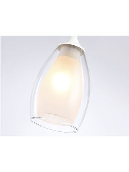 Светильник подвесной TR3534, 1хE27, 40Вт, d12 h80 см, белый