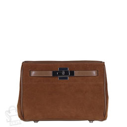 Сумка женская кожаная 6463BDAA brown Baidou  в Новосибирске