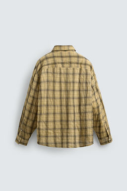 CAMISA RELAXED FIT CUADROS / Mantequilla - Zara фото 8