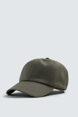 GORRA COMBINADO PANA / Khaki oscuro
