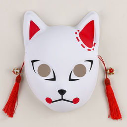 Карнавальная маска Лиса аниме