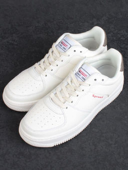 05-P112-3 BEIGE Кроссовки женские (искусственная кожа)