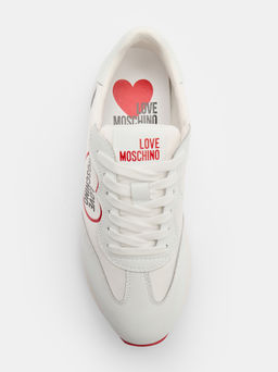 Женские кроссовки LOVE MOSCHINO DAILY RUNNING Артикул 4348415, белый  фото 5