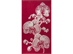 Полотенце махровое 6с103.412ж1 Орхидея (бордо) 50х90см