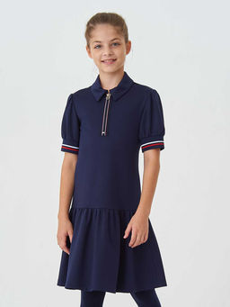 Платье с короткими рукавами