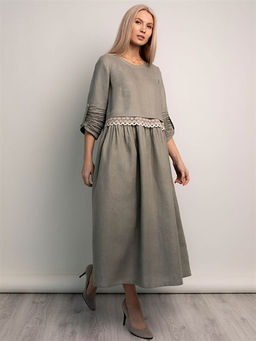 100% лен платье - Волтри фото 3