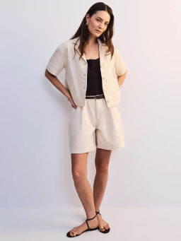 Джинсовая рубашка с коротким рукавом ZR2605092361-2 / Zarina