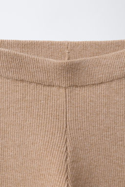 FLARE RIBBED LEGGINGS - Zara фото 3
