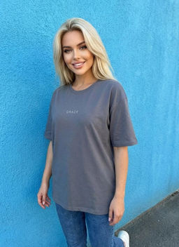 K13334 Футболка (плотный хлопок) ГРАФИТ