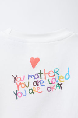 CAMISETA ESTAMPADO OSITO / Blanco roto - Zara фото 4