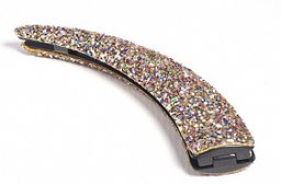 Заколка-банан с насыпкой PN0690 золото