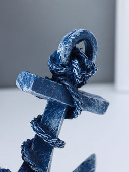 Фигурка интерьерная «Синий якорь», 6×17.2×15.5 см