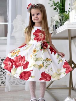 платье для девочки Энни А22-2 тюльпаны